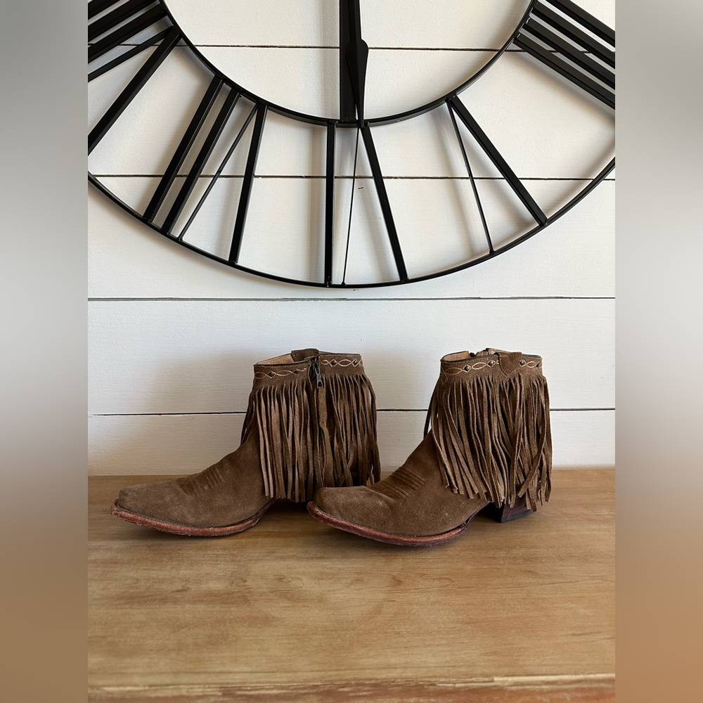 JB Dillon Fringe Booties